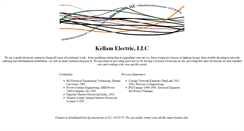 Desktop Screenshot of kellamelectric.com